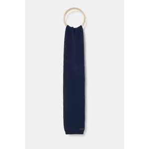 United Colors of Benetton esarfa de lana culoarea albastru marin, neted, 1344UU00N imagine