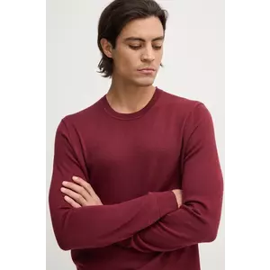 Michael Kors pulover de lana barbati, culoarea bordo, light, CF460F77AP imagine