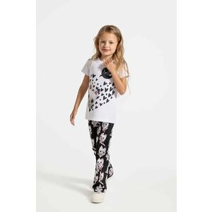 Coccodrillo leggins din bumbac pentru copii culoarea negru, modelator, LICENCE GIRL DISNEY imagine