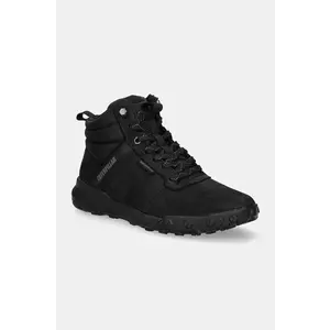 CAT Footwear pantofi din nubuc HEX READY MID WP culoarea negru, P726103 imagine