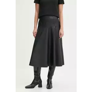 Sandro Ferrone fusta culoarea negru, midi, evazati, SFS15YBESERENA imagine