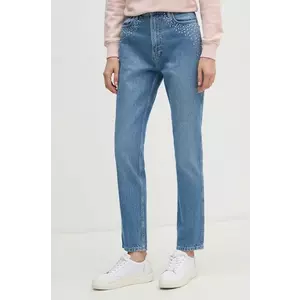 Pepe Jeans jeansi SLIM JEANS UHW SPARKLE femei, PL204845 imagine