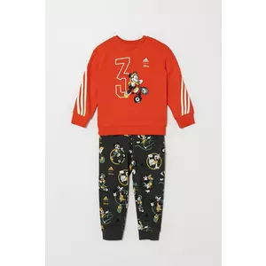 adidas trening bebelusi I DY MMOG culoarea portocaliu, JG1251 imagine