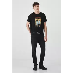 Medicine tricou din bumbac culoarea negru, cu imprimeu imagine