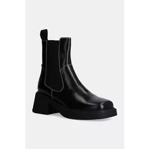Vagabond Shoemakers ghete chelsea de piele DORAH femei, culoarea negru, cu toc drept, 5642-001-87 imagine