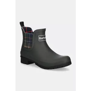 Barbour cizme Kingham femei, culoarea verde, LRF0088OL11 imagine