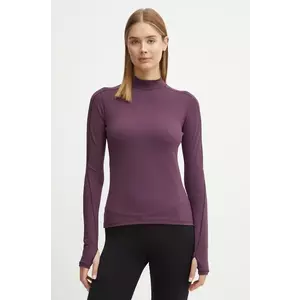 Reebok mânecă lungă de antrenament culoarea bordo, cu turtleneck, 100205683 imagine