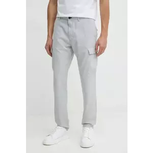 Joop! pantaloni barbati, culoarea gri, drept, 30043844 imagine