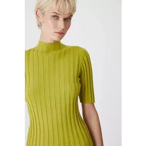 Medicine tricou culoarea verde, cu turtleneck imagine