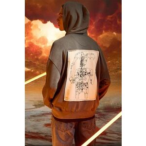 Medicine bluza barbati, cu glugă, cu imprimeu imagine