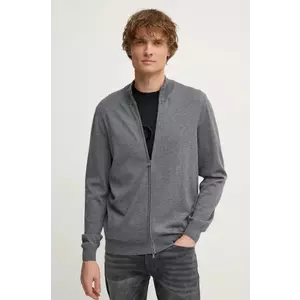 BOSS cardigan din lana culoarea gri imagine