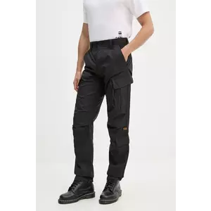 G-Star pantaloni bărbați, culoarea negru, cu fason cargo, D23677-D308 imagine