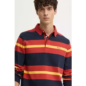 Gant longsleeve din bumbac culoarea albastru marin, modelator, 2015083 imagine