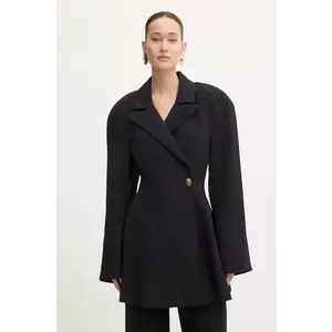 Stine Goya rochie culoarea negru, mini, evazată, C009-2273 imagine