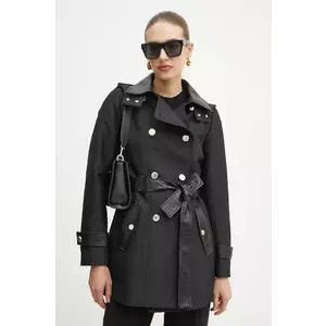 Morgan palton GZIMA femei, culoarea negru, de tranzitie, GZIMA imagine