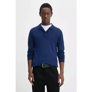 G-Star pulover de lână bărbați, culoarea bleumarin, light, D25066-D847 imagine