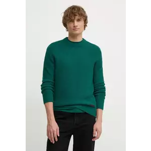United Colors of Benetton pulover de lana barbati, culoarea verde, 1344U108H imagine