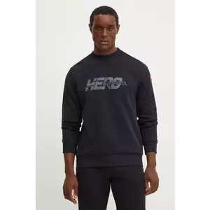 Rossignol hanorac de bumbac HERO barbati, culoarea negru, cu imprimeu, RLNMS03 imagine
