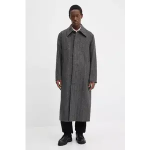 Sunflower palton de lana culoarea gri, de tranzitie, 4152 imagine