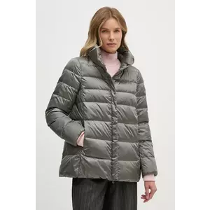 Geox geaca de puf femei, culoarea gri, de tranzitie, W4626A-T3154-F6228 imagine