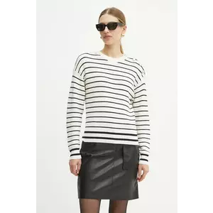 Morgan pulover MARINO femei, culoarea bej, light, MARINO imagine