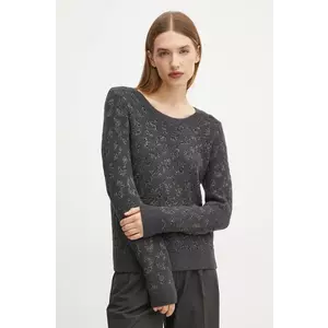 Morgan pulover MJANE femei, culoarea gri, MJANE imagine