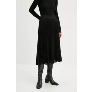 Theory fusta culoarea negru, midi, evazati, O1025304 imagine