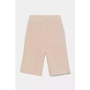 United Colors of Benetton pantaloni copii culoarea portocaliu, neted imagine