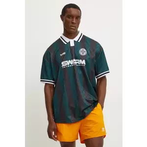 Hummel tricou barbati, culoarea verde, modelator, 226094 imagine