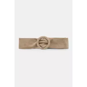 Answear Lab curea din piele intoarsa culoarea verde imagine