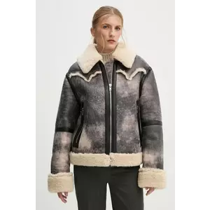 Stand Studio geaca Lessie Jacket femei, culoarea gri, de tranzitie, oversize, 61957-9073 imagine