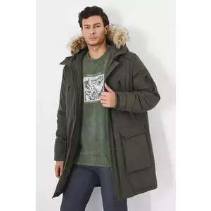 Medicine geaca barbati, culoarea verde, de iarna imagine