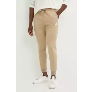 adidas pantaloni de trening culoarea bej, melanj, IY6606 imagine