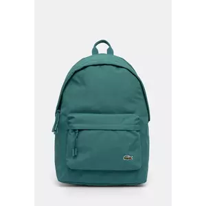 Lacoste rucsac culoarea verde, mare, neted, NU4592NE imagine