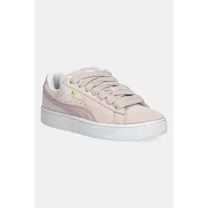 Puma sneakers din piele Suede XL culoarea bej, 395205 imagine