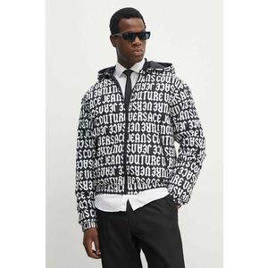 Versace Jeans Couture geaca cu doua fete barbati, culoarea negru, de tranzitie, 77GAUD16 CQD53 imagine