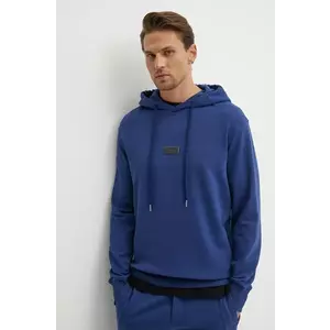 Versace Jeans Couture hanorac de bumbac barbati, cu glugă, cu imprimeu, 77GAIT08 CF00T imagine