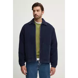 United Colors of Benetton geaca din velur culoarea albastru marin, de tranzitie, 2H1KUN05P imagine