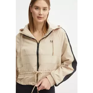 P.E Nation jacheta de antrenament Cropped Man Down culoarea bej, de tranzitie, oversize, 243J341 imagine