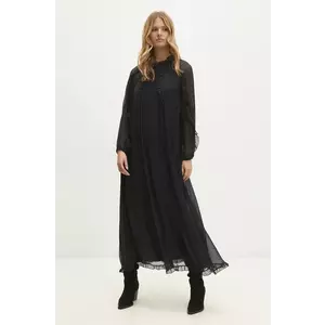 Answear Lab rochie culoarea negru, maxi, dreaptă imagine
