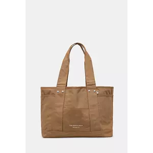 The North Face geanta de bumbac Circular Cotton Tote culoarea maro, NF0A88TN1731 imagine