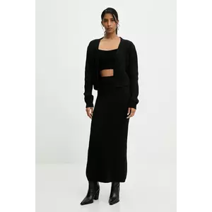 Answear Lab compleu femei, culoarea negru imagine