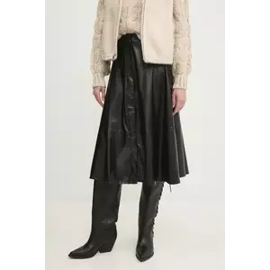 Answear Lab fustă culoarea negru, maxi, evazati imagine