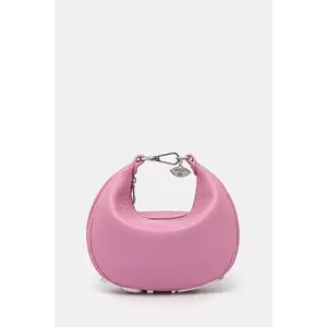 Silvian Heach poseta de piele FORCELLA culoarea roz, RCP25005BO imagine