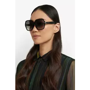 Etro ochelari de soare femei, culoarea negru, ETRO 0064/F/S imagine