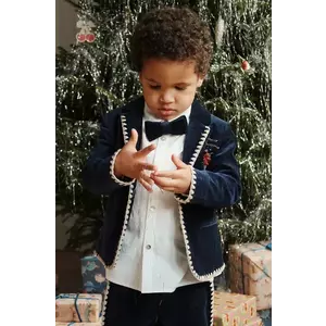 Konges Sløjd papion copii FESTIVE BUTTERFLY SOLID culoarea albastru marin, KS101979 imagine