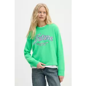 FROM FUTURE pulover de cașmir culoarea verde, WPR02204 imagine