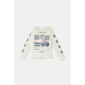 Vans longsleeve din bumbac pentru copii Always Classic BFF culoarea alb, VN000J89FS81 imagine