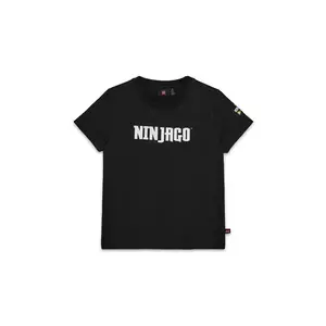 Lego tricou de bumbac pentru copii LWTANO 613 culoarea negru, cu imprimeu, 12011276 imagine