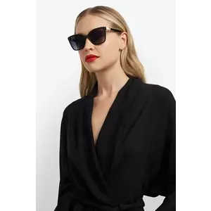 Carolina Herrera ochelari de soare femei, culoarea negru, HER 0273/S imagine